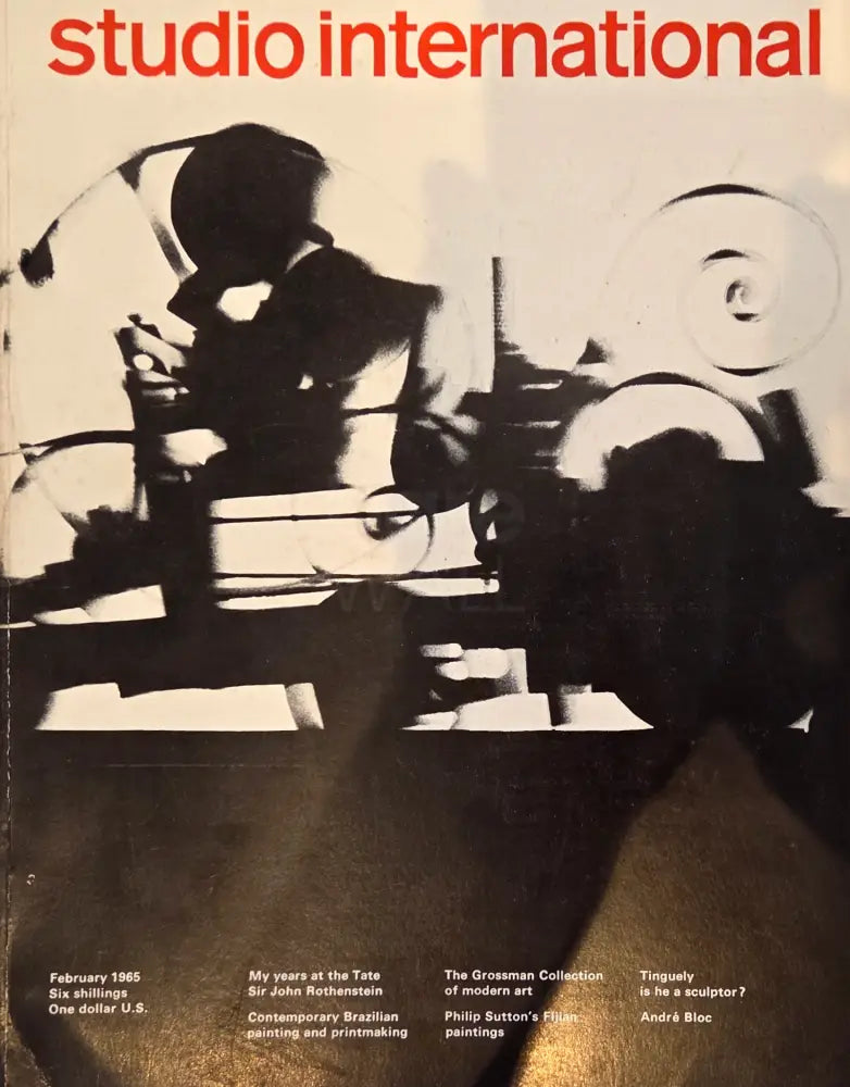 Studio - International Journal of Modern Art February 1965 Magazine Book from Barewall Art Gallery