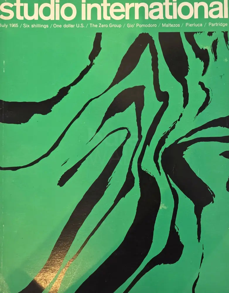 Studio - International Journal of Modern Art July 1965 Magazine Book from Barewall Art Gallery