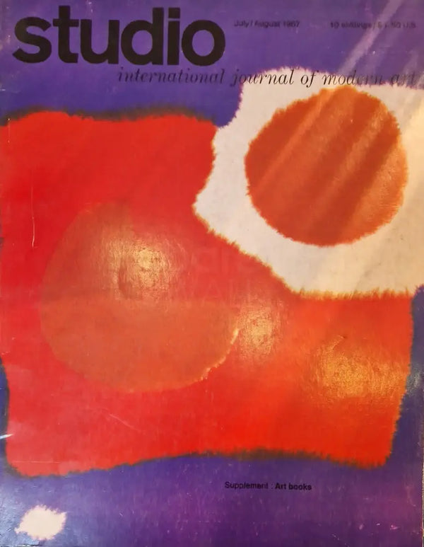 Studio - International Journal of Modern Art July / August 1967 Magazine - Supplement Art Books Book from Barewall Art Gallery