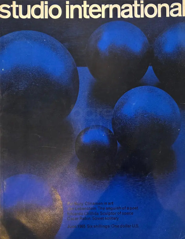 Studio - International Journal of Modern Art June 1965 Magazine Book from Barewall Art Gallery