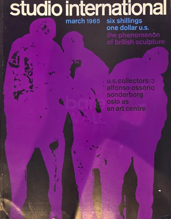 Studio - International Journal of Modern Art March 1965 Magazine Book from Barewall Art Gallery