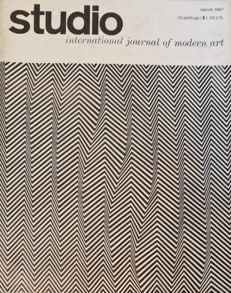 Studio - International Journal of Modern Art March 1967 Magazine Book from Barewall Art Gallery