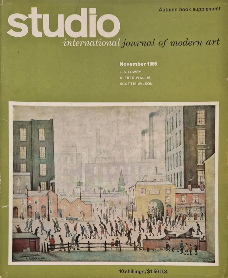 Studio - International Journal of Modern Art November 1966 Magazine Book from Barewall Art Gallery