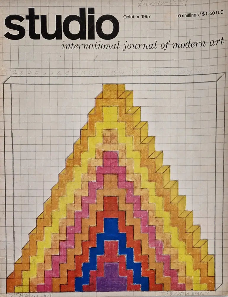 Studio - International Journal of Modern Art October 1967 Magazine Book from Barewall Art Gallery