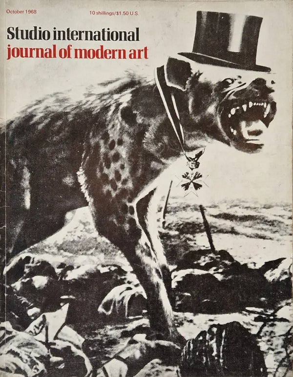 Studio International Journal of Modern Art October 1968 Magazine Book from Barewall Art Gallery