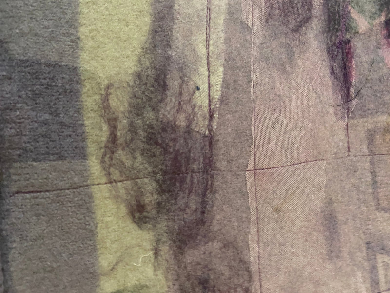 Textile Art Landscape. Felted and embellished by Lost and Found Projects JMRF1 by Barewall