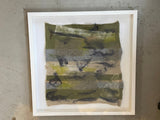Textile Art Landscape. Felted and embellished by Lost and Found Projects JMRF2 by Barewall