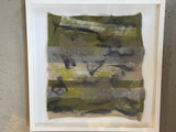 Textile Art Landscape. Felted and embellished by Lost and Found Projects JMRF2 by Barewall