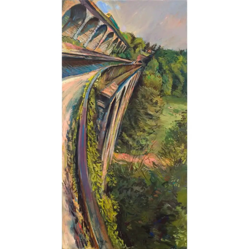 The Chirk Aqueduct 2012 by Rob Pointon Original Art from Barewall Art Gallery