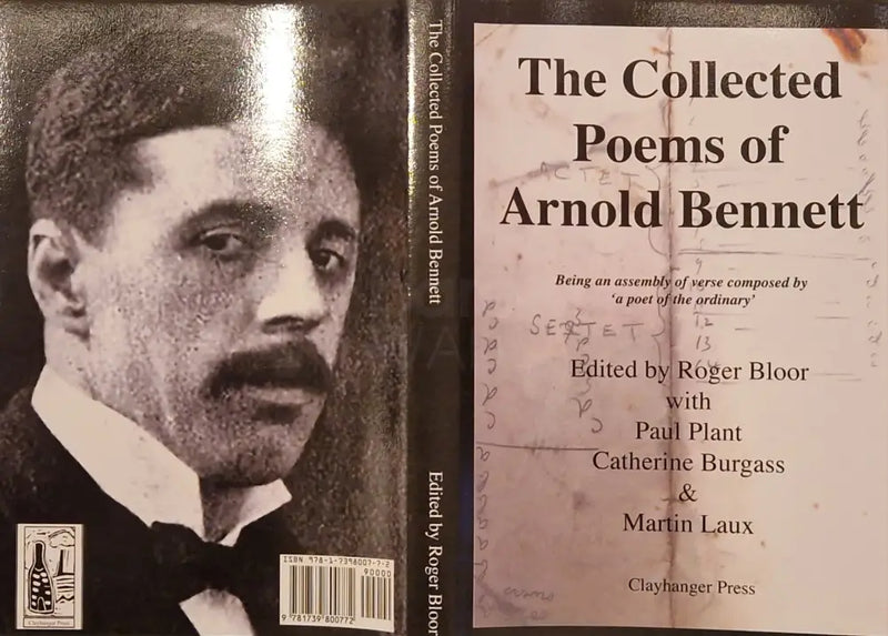 The Collected Poems of Arnold Bennett book published by Clayhanger Press Book from Barewall Art Gallery