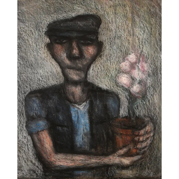 The Little Gardener 1984 Print by Arthur Berry Estate Print from Barewall Art Gallery