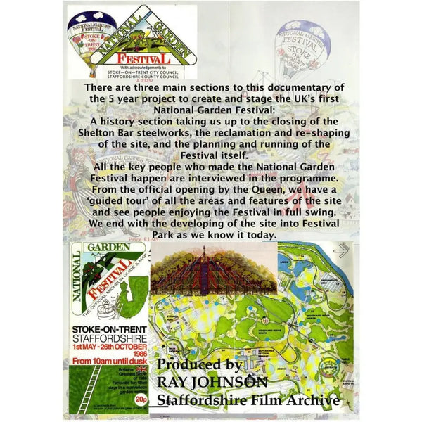 The National Garden Festival Stoke on Trent 1986 Historical Film DVD DVD from Barewall Art Gallery