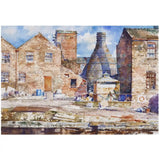 The Potteries and Canals Print Collection by Geoffrey Wynne RI Middleport Pottery II Print from Barewall Art Gallery
