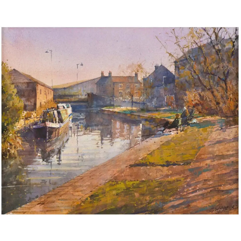 The Potteries and Canals Print Collection by Geoffrey Wynne RI Remains of the Day Print from Barewall Art Gallery