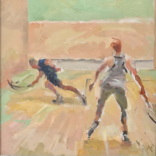 The Rally - Squash by Rob Pointon Original Art from Barewall Art Gallery