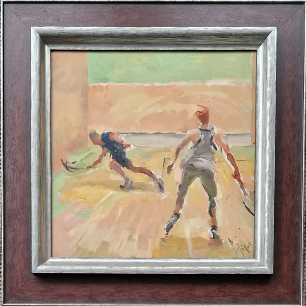 The Rally - Squash by Rob Pointon Original Art from Barewall Art Gallery