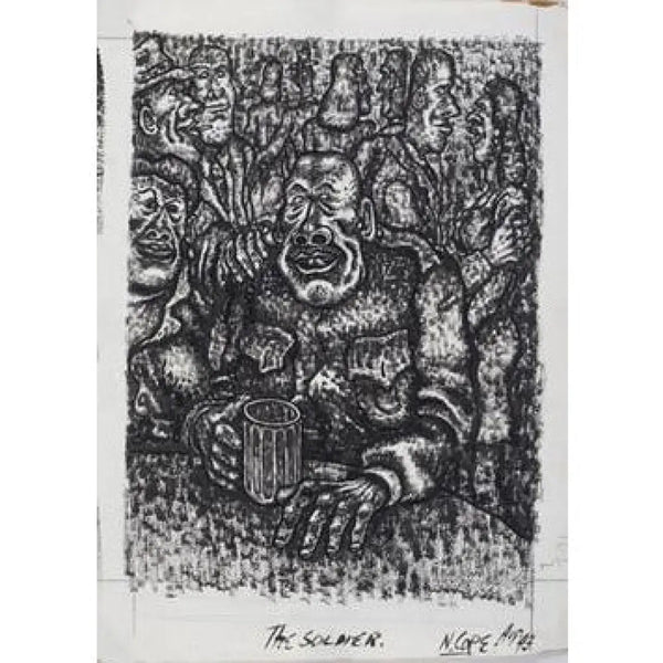 The Soldier 1943 by Norman Cope Original Art from Barewall Art Gallery