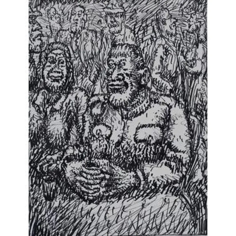 The Soldier (sitting) 1943 by Norman Cope Original Art from Barewall Art Gallery