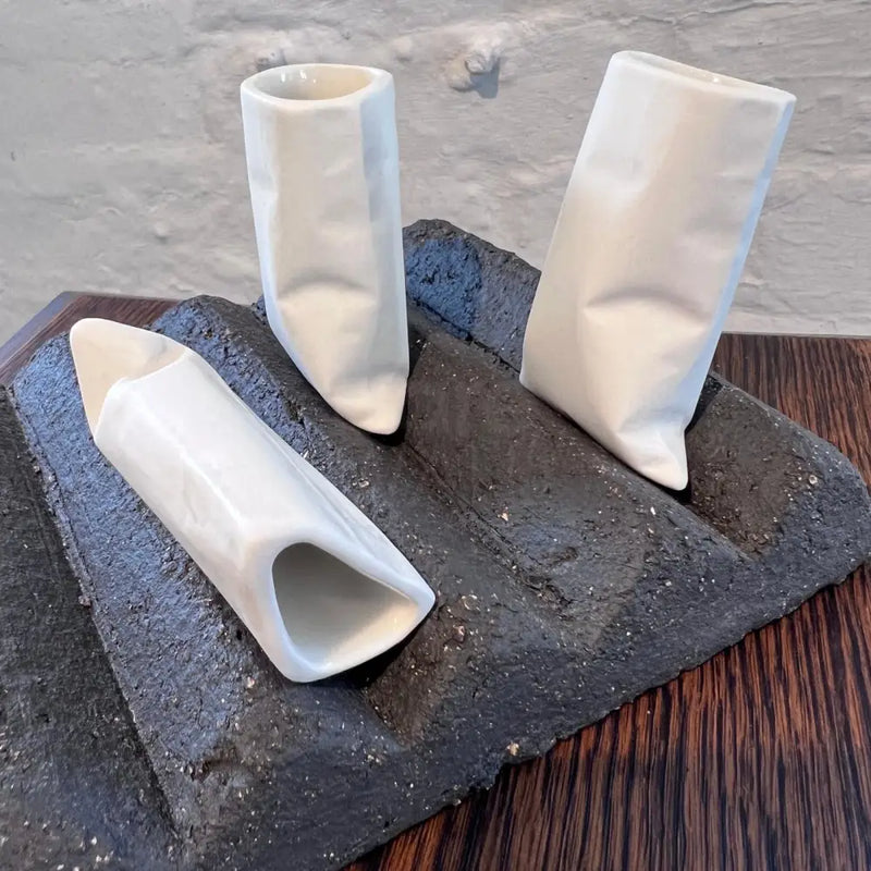 Three's A Crowd Platter 2 by Dave Harper Ceramics from Barewall Art Gallery