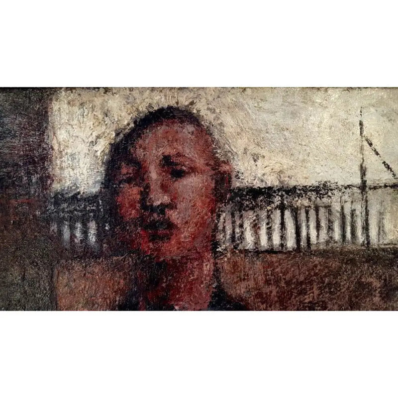 Traditional Head and Bridge Oil Painting by Jack Simcock Original Art from Barewall Art Gallery