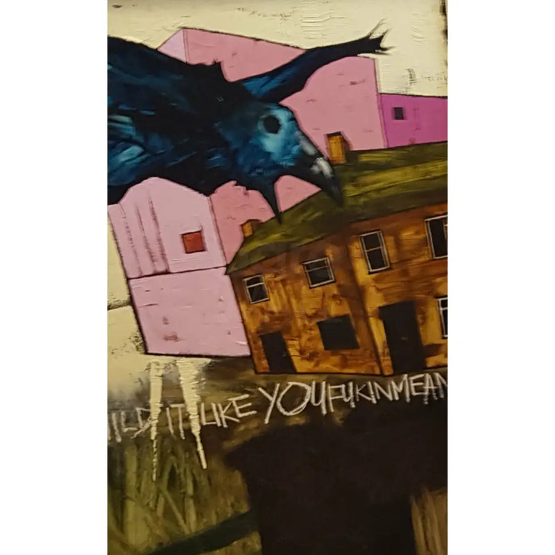 Trubshaw Cross Roundabout 2022 by Russell Gregory Original Art from Barewall Art Gallery