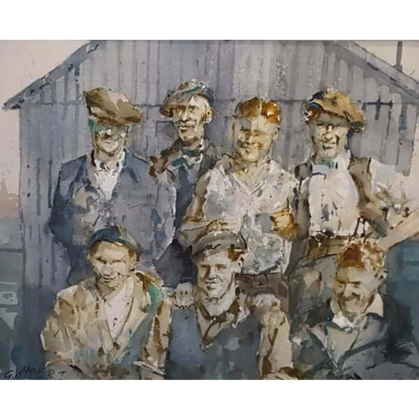 True Grit watercolour by Geoffrey Wynne RI Original Art from Barewall Art Gallery