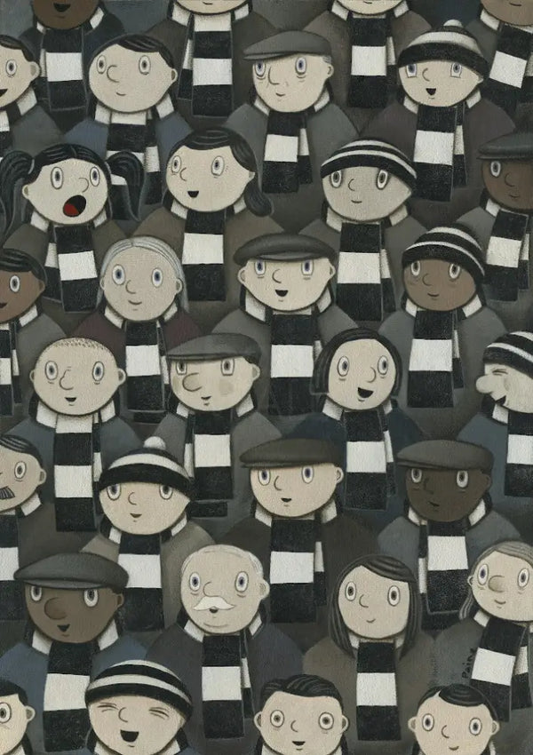 Up The Vale - A Vale Crowd original art by Paine Proffitt Original Art from Barewall Art Gallery