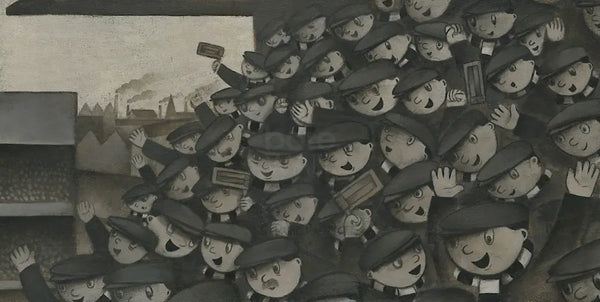 Up The Vale - Celebrations original art by Paine Proffitt Original Art from Barewall Art Gallery