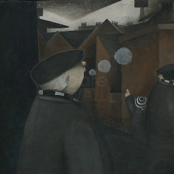 Up The Vale - Floodlights original art by Paine Proffitt Original Art from Barewall Art Gallery