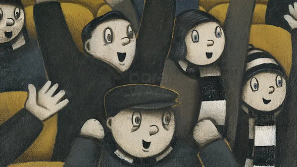 Up The Vale - Goal original art by Paine Proffitt Original Art from Barewall Art Gallery