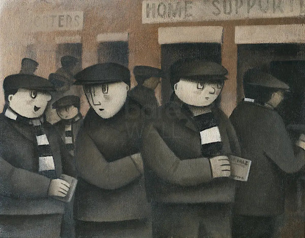 Up The Vale - Home Supporters Only original art by Paine Proffitt Original Art from Barewall Art Gallery