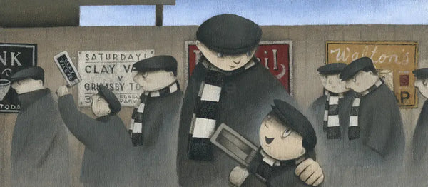 Up The Vale - My First Match original art by Paine Proffitt Original Art from Barewall Art Gallery