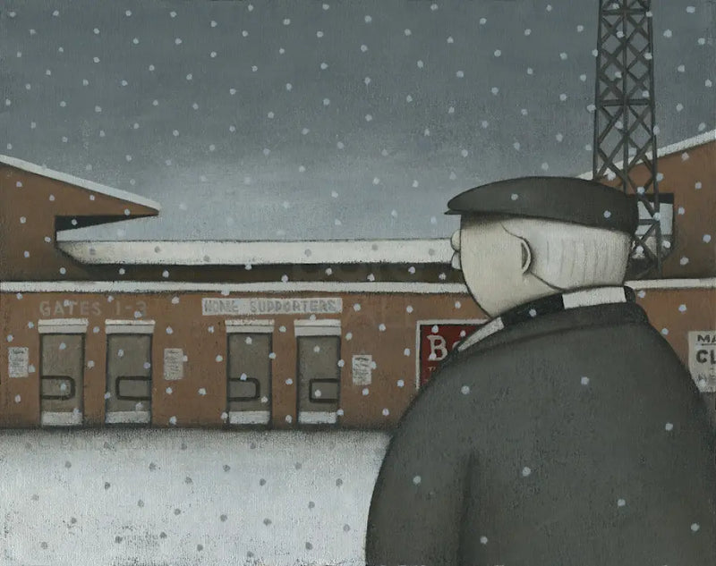 Up The Vale - Winter at the Ground original art by Paine Proffitt Original Art from Barewall Art Gallery