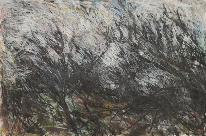 View Through Hawthorne 1990 by Arthur Berry Original Art from Barewall Art Gallery