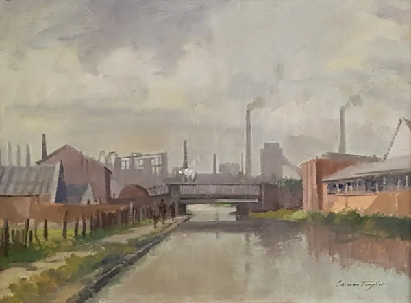 View towards Shelton Bar Steelworks 1950s, 2010 by Ivan Taylor Original Art from Barewall Art Gallery