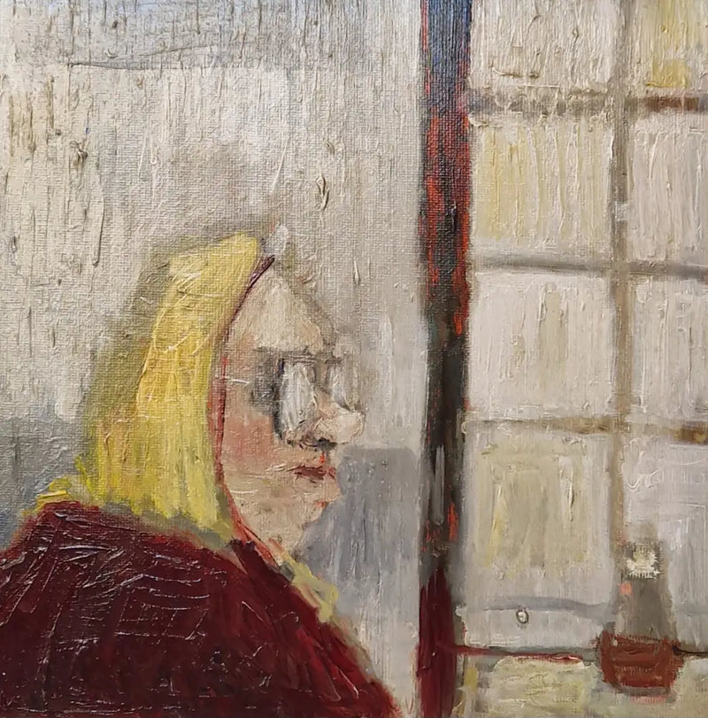 Waiting for Fish and Scraps 2023 by Lucy Manfredi Original Art from Barewall Art Gallery