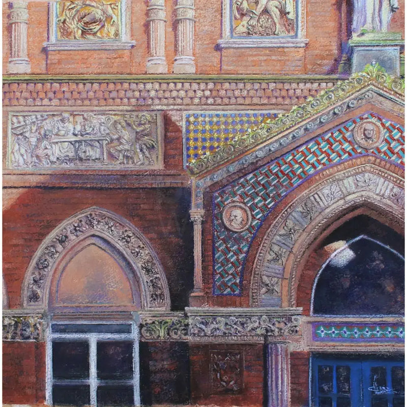 Wedgwood Institute, Burslem signed print by Anne Courtine Print from Barewall Art Gallery