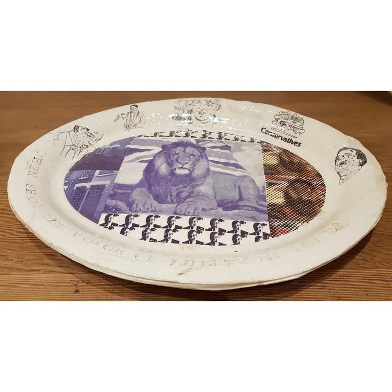 When Shall the Voice of Liberty be Mute? 2015 by Himarni Brownsword Ceramics from Barewall Art Gallery