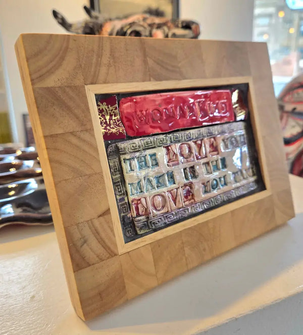 Womankind The Love You Make Is The Love You Take 2025 by Philip Hardaker Ceramics from Barewall Art Gallery