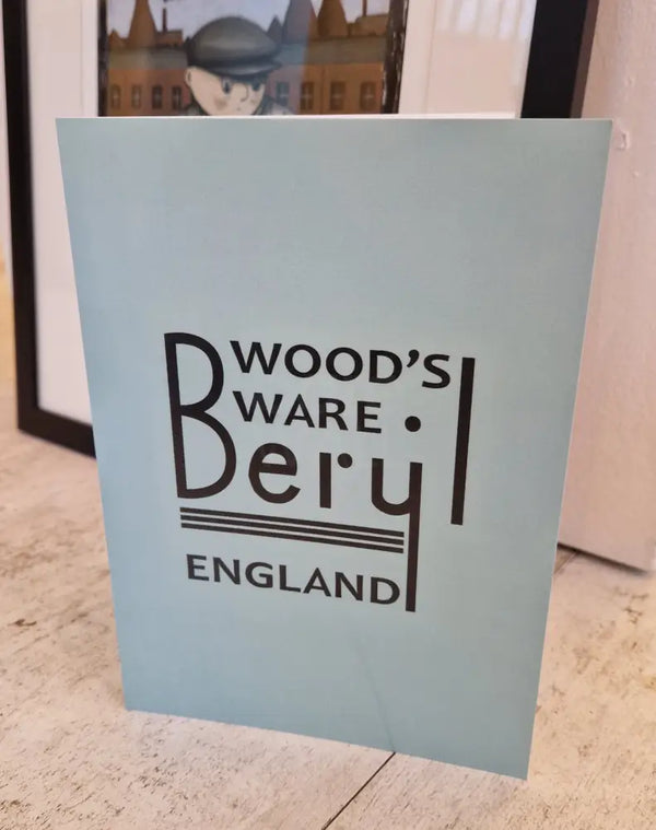 WOODSWARE : Beryl Backstamp Greetings Card by WOODSWARE Gift from Barewall Art Gallery