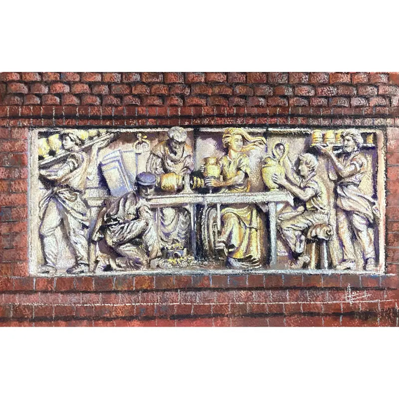 Working Together - Wedgwood Institute Frieze Burslem by Anne Courtine Original Art from Barewall Art Gallery