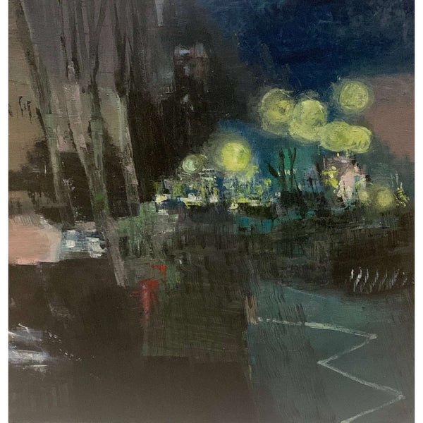 Natt, Euston Rd. 2021 av Claire Vardy-White