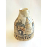 Small Longton Bottle Shaped Vase Hand Painted by Lyn James