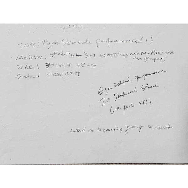 LP6 Egon Schiele Performance (1) 2019 by Lorraine Peacock
