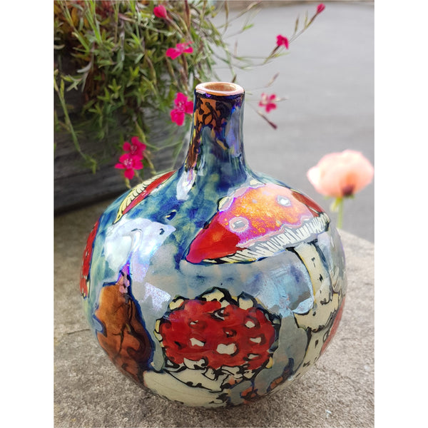 JC2106 Fly Agaric Vase by Jonathan Cox