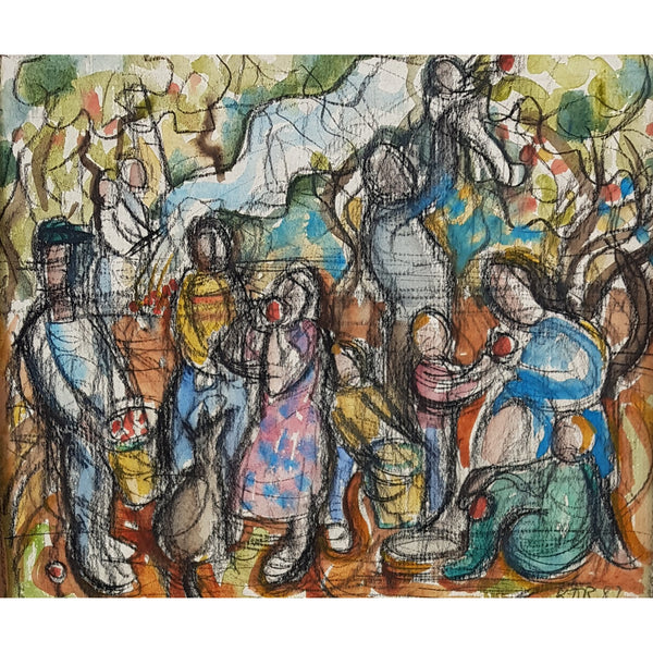 Orchard Pickers 1982 by Jiri Borsky