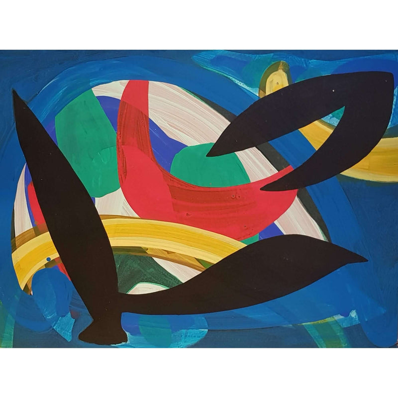 EN042 Untitled acrylic by Enos Lovatt