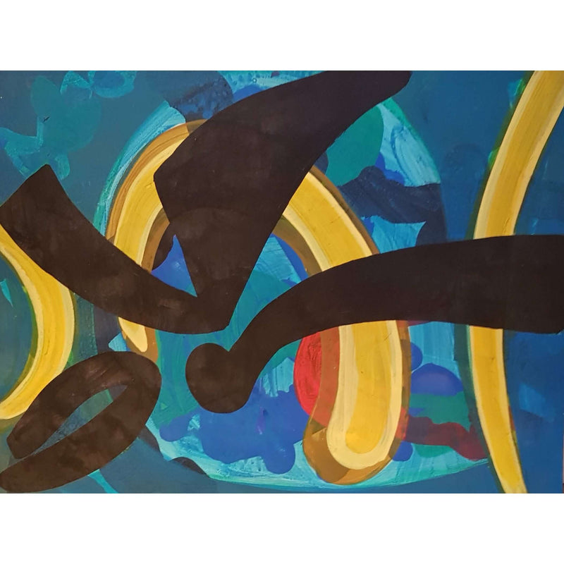 EN043 Untitled acrylic by Enos Lovatt