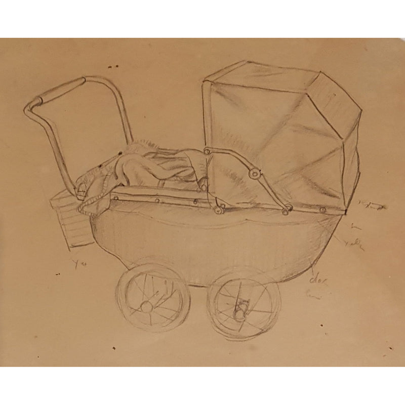 Barnvagnsstudieteckning av Stanley Lewis