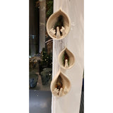 Ceramic and Glass Bottle Kiln Hanging Decorations by Shauna McCann